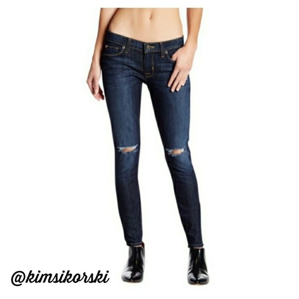 Hudson‎ Krista Super Skinny Distressed Jeans 25